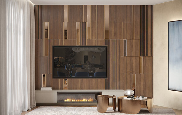 Фото из портфолио Дизайн-проект квартиры в ЖК «Квадрия» в стиле современная классика – фотографии дизайна интерьеров на INMYROOM