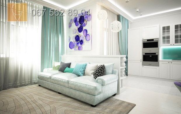 Фото из портфолио Цветной интерьер – фотографии дизайна интерьеров на INMYROOM