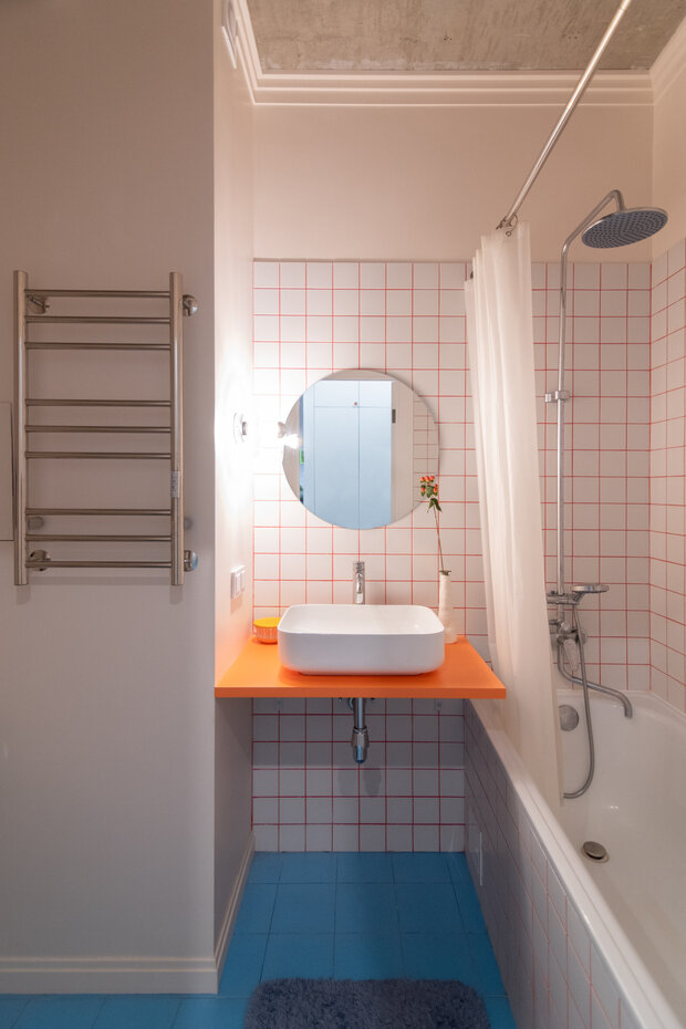 Фотография: Ванная в стиле Лофт, Современный, Минимализм, Квартира, Проект дня – фото на INMYROOM