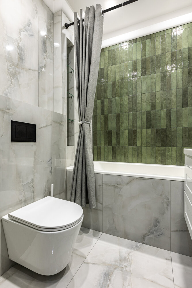 Фотография: Ванная в стиле Классический, Современный, Квартира, Проект недели, 3 комнаты, 60-90 метров – фото на INMYROOM Фотография: Ванная в стиле Классический, Современный, Квартира, Проект недели, 3 комнаты, 60-90 метров – фото на INMYROOM