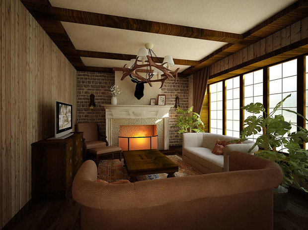 Фото из портфолио Дизайн проект дома, Козин  – фотографии дизайна интерьеров на INMYROOM