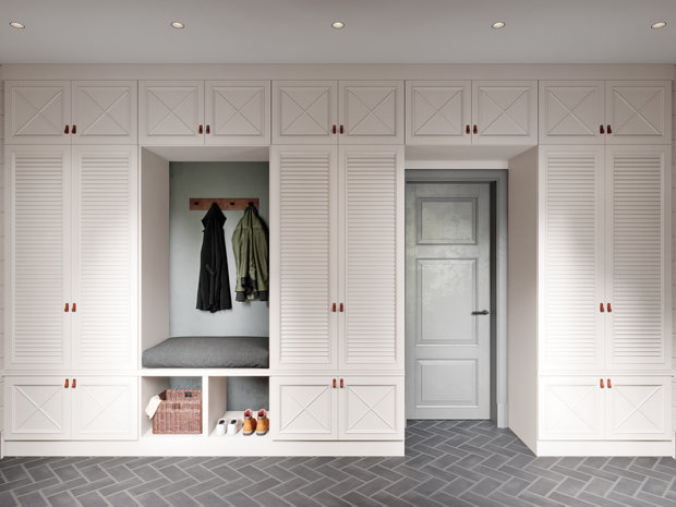 Фотография: Прихожая в стиле Прованс и Кантри, Современный, Дом, Проект недели, Московская область, 4 и больше, Более 90 метров, Aiya Design, ПРЕМИЯ INMYROOM – фото на INMYROOM