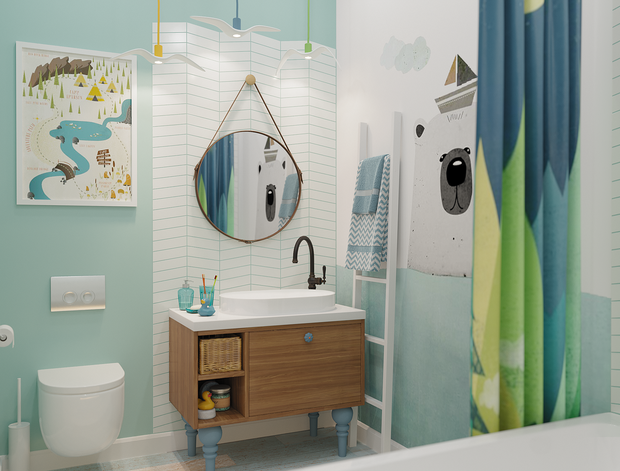 Фото из портфолио 2+1 – фотографии дизайна интерьеров на INMYROOM