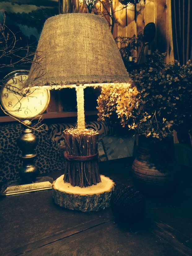 Фото из портфолио Дизайнерские лампы в ЭКО стиле handmade – фотографии дизайна интерьеров на INMYROOM