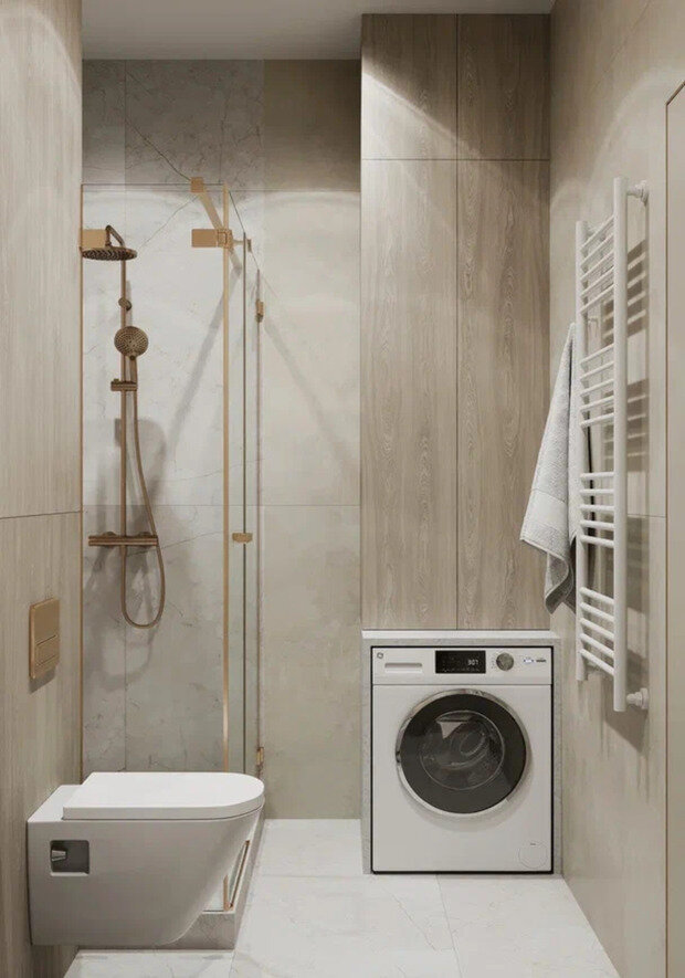 Фото из портфолио Дизайн интерьера квартиры в ЖК «Прайм Приморский» в стиле современной классики – фотографии дизайна интерьеров на INMYROOM