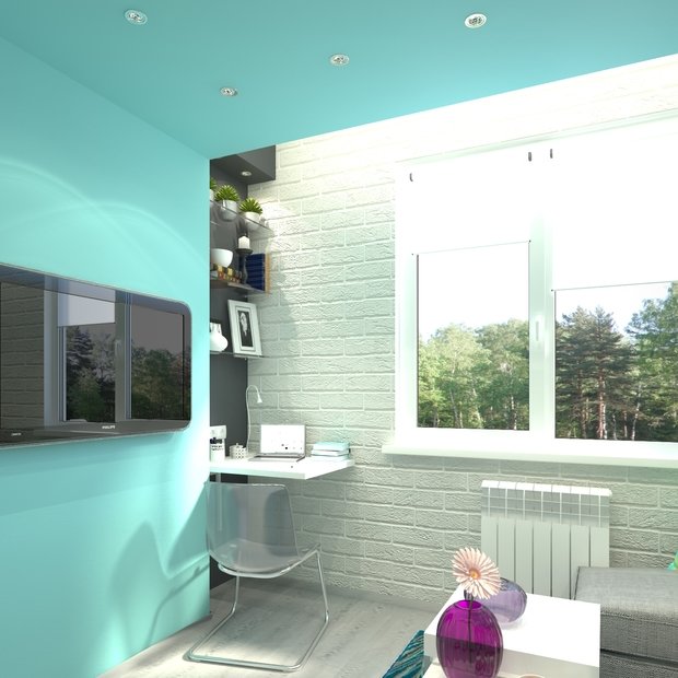 Фото из портфолио Квартира 30 квадратных метров в Сочи – фотографии дизайна интерьеров на INMYROOM