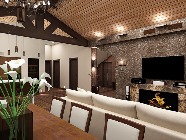 Фотография: Гостиная в стиле Современный, Эклектика – фото на INMYROOM