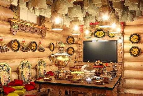 Самоварная. Народная русская банька.