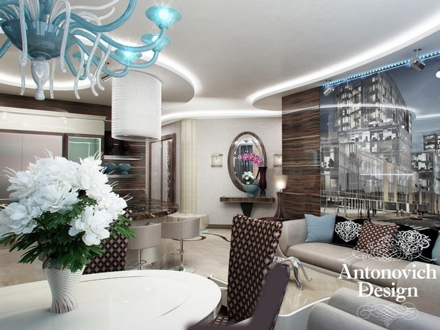 Фото из портфолио Современный стиль в интерьере от студии ANTONOVICH DESIGN – фотографии дизайна интерьеров на InMyRoom.ru