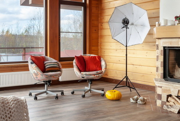 Фотография: Гостиная в стиле Эко, Дом, Подмосковье, Дом и дача, 4 и больше, Более 90 метров, Мария Бердникова – фото на INMYROOM