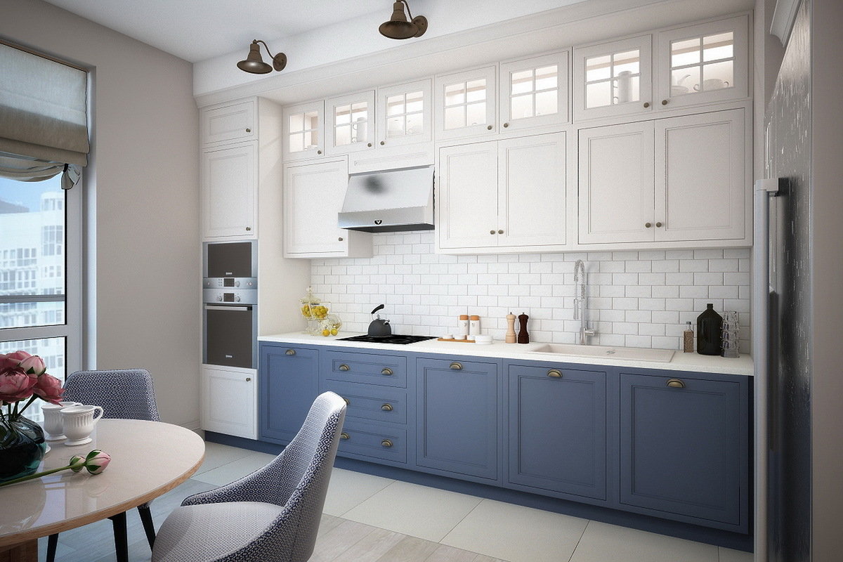 Фотография: Кухня и столовая в стиле Прованс и Кантри, Современный, Квартира, Проект недели, Санкт-Петербург, новостройка, Светлана Иванова, Кирпичный дом, Монолитный дом, 2 комнаты, 60-90 метров – фото на INMYROOM Фотография: Кухня и столовая в стиле Прованс и Кантри, Современный, Квартира, Проект недели, Санкт-Петербург, новостройка, Светлана Иванова, Кирпичный дом, Монолитный дом, 2 комнаты, 60-90 метров – фото на INMYROOM