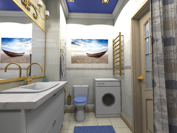 Фотография: Ванная в стиле Прованс и Кантри – фото на INMYROOM