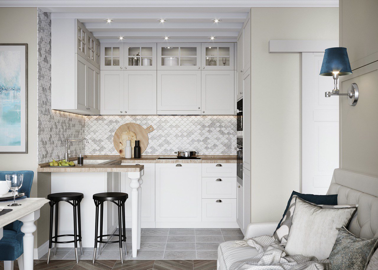 Фотография: Кухня и столовая в стиле Классический, Современный, Проект недели, ПРЕМИЯ INMYROOM – фото на INMYROOM