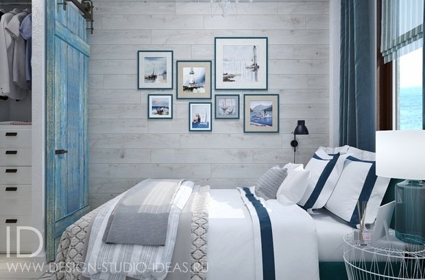Фото из портфолио МОРСКАЯ РОМАНТИКА В ЛАСПИ, 52 М² – фотографии дизайна интерьеров на INMYROOM