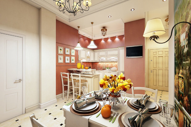 Фото из портфолио Квартира 70 кв.м – фотографии дизайна интерьеров на INMYROOM