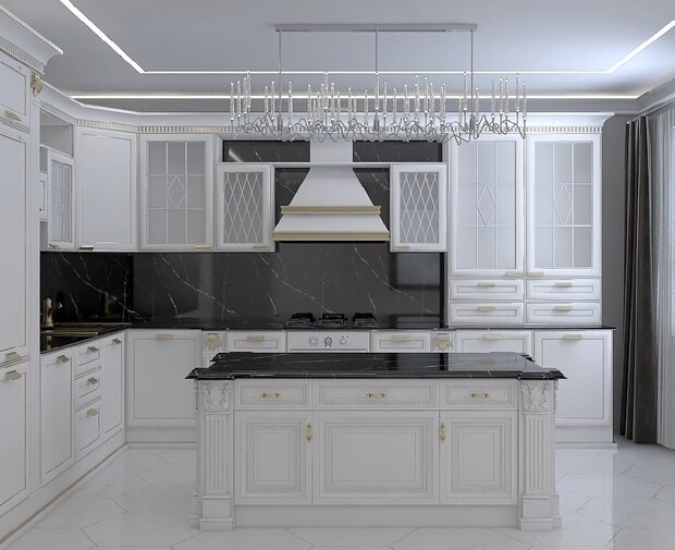 Фото из портфолио Современная классика для любителей роскоши – фотографии дизайна интерьеров на INMYROOM