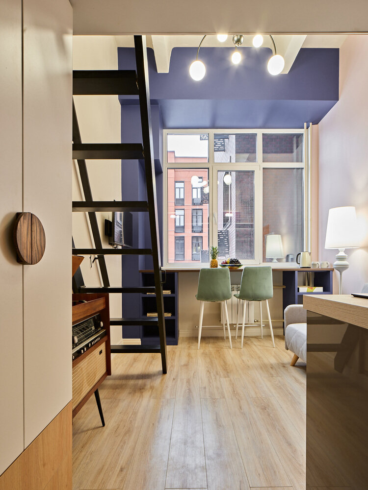 Фотография: Гостиная в стиле Современный, Лофт, Малогабаритная квартира, Квартира, Студия, Проект недели, Москва, до 40 метров, Роман Капенкин – фото на INMYROOM Фотография: Гостиная в стиле Современный, Лофт, Малогабаритная квартира, Квартира, Студия, Проект недели, Москва, до 40 метров, Роман Капенкин – фото на INMYROOM