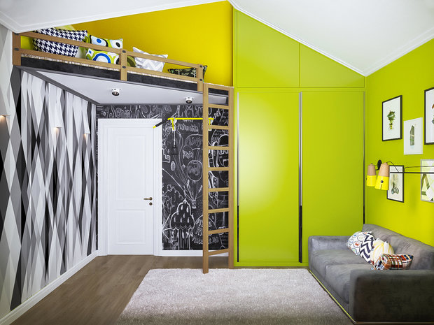 Фото из портфолио В духе американской классики – фотографии дизайна интерьеров на INMYROOM