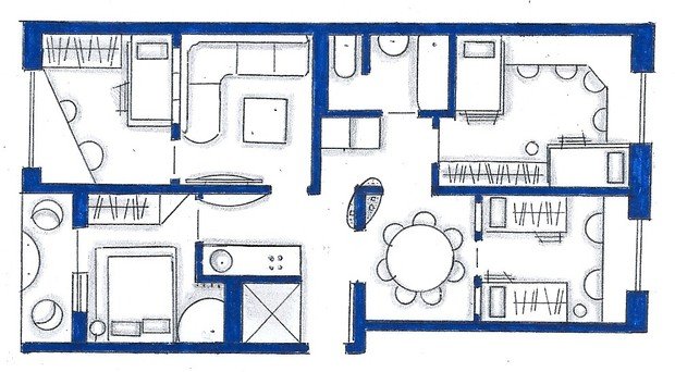 Фото из портфолио Мои перепланировки – фотографии дизайна интерьеров на INMYROOM