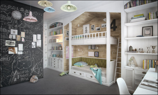 Фото из портфолио Квартира А6 – фотографии дизайна интерьеров на INMYROOM