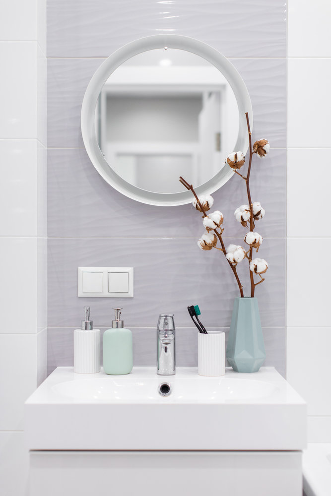 Фотография: Ванная в стиле Современный, Квартира, Студия, Проект недели, Монолитный дом, до 40 метров, 40-60 метров, Татьяна Лушина – фото на INMYROOM