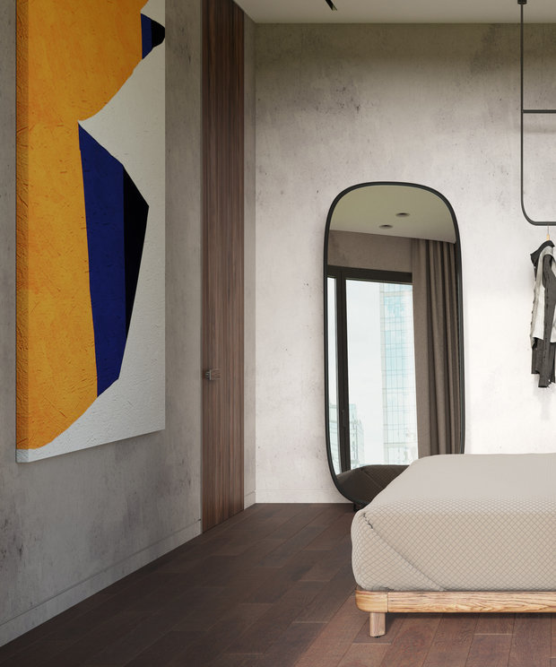 Фото из портфолио Спальня в стиле Лофт – фотографии дизайна интерьеров на INMYROOM