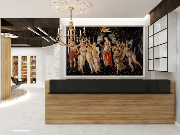 Фото из портфолио Каноны красоты. Интерьер студии визажа в Екатеринбурге. – фотографии дизайна интерьеров на INMYROOM