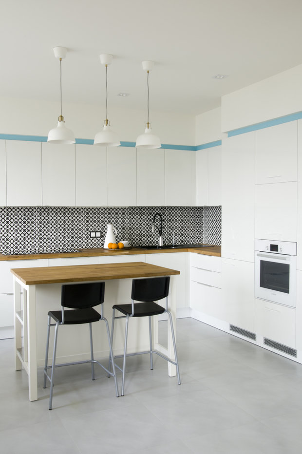 Фото из портфолио Кухня из проекта "Позитив, позитив, никаких альтернатив" – фотографии дизайна интерьеров на INMYROOM