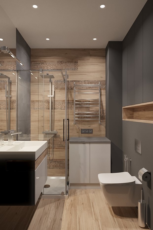 Фото из портфолио Дизайн проект квартиры студии ЖК "Море" г.Санкт-Петербург – фотографии дизайна интерьеров на INMYROOM