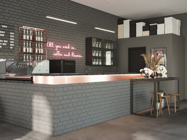 Фото из портфолио Цветочная лавка "LOFT FLOWERS" – фотографии дизайна интерьеров на INMYROOM