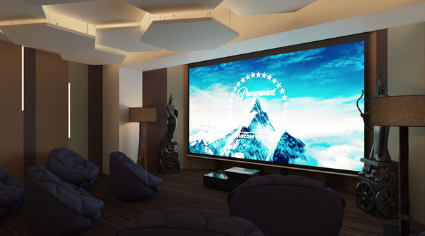 Фото из портфолио Кинозал в ресторане – фотографии дизайна интерьеров на INMYROOM