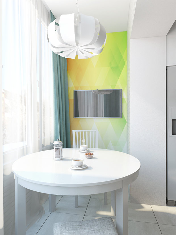 Фото из портфолио Яркая и свежая квартира, г. Сургут – фотографии дизайна интерьеров на INMYROOM