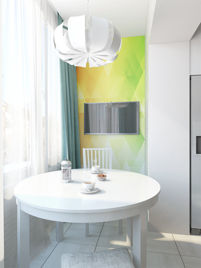 Фото из портфолио Яркая и свежая квартира, г. Сургут – фотографии дизайна интерьеров на INMYROOM Фото из портфолио Яркая и свежая квартира, г. Сургут – фотографии дизайна интерьеров на INMYROOM