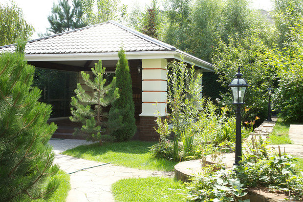 Фото из портфолио Беседка на приусадебном участке. – фотографии дизайна интерьеров на INMYROOM