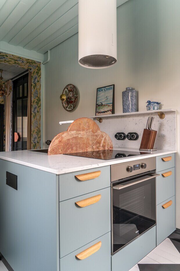 Фотография: Кухня и столовая в стиле Современный, Восточный, Эклектика, Винтажный, Квартира, Проект дня, Ростов-на-Дону, Кирпичный дом, 3 комнаты, 60-90 метров, Светлана Андреева-Щепетева – фото на INMYROOM