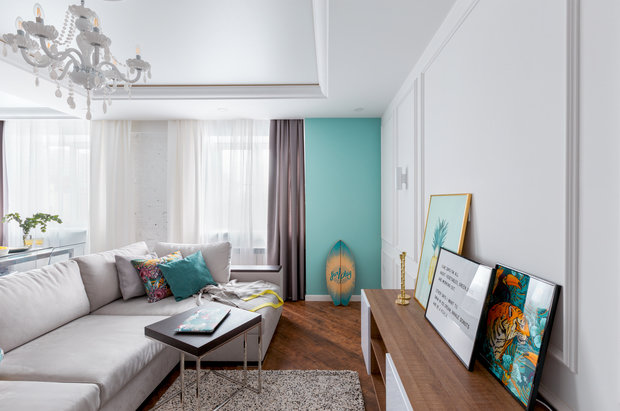 Фото из портфолио 97м2 SURF реализация – фотографии дизайна интерьеров на INMYROOM