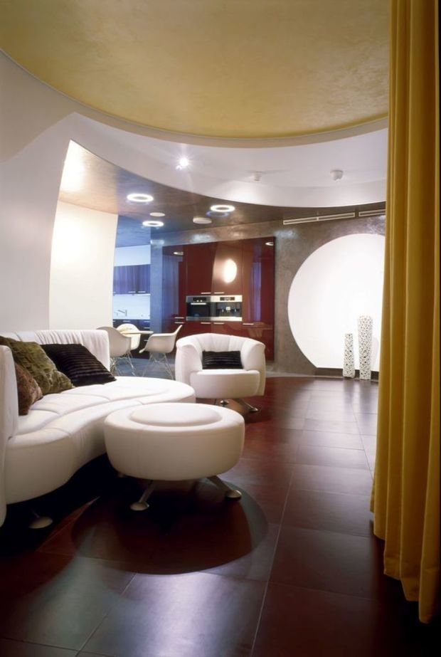 Фото из портфолио Квартира-яйцо – фотографии дизайна интерьеров на INMYROOM