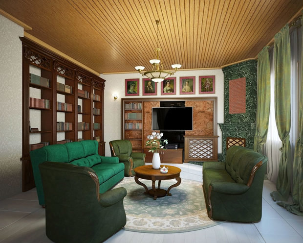 Фото из портфолио Интерьер дома в русском стиле – фотографии дизайна интерьеров на INMYROOM