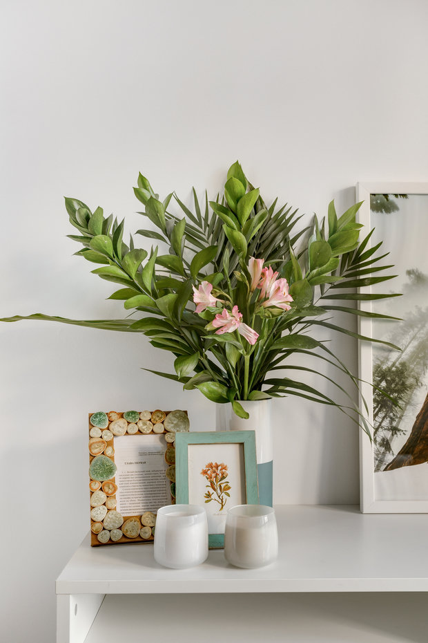 Фотография: Декор в стиле Скандинавский, Современный, Декор интерьера, Малогабаритная квартира, Квартира, Студия, Москва, до 40 метров, Анастасия Антропова – фото на INMYROOM