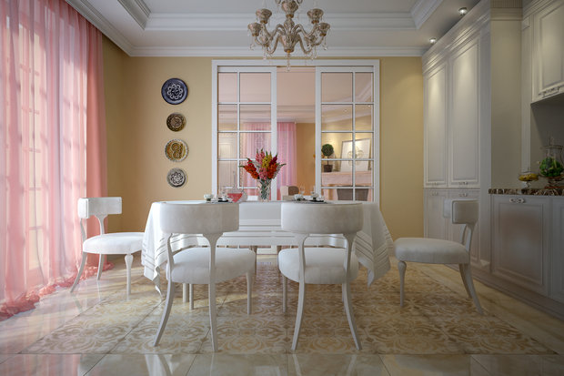 Фото из портфолио Квартира для молодой семьи – фотографии дизайна интерьеров на INMYROOM