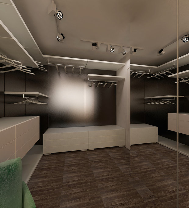 Фото из портфолио Апартаменты для пары – фотографии дизайна интерьеров на INMYROOM