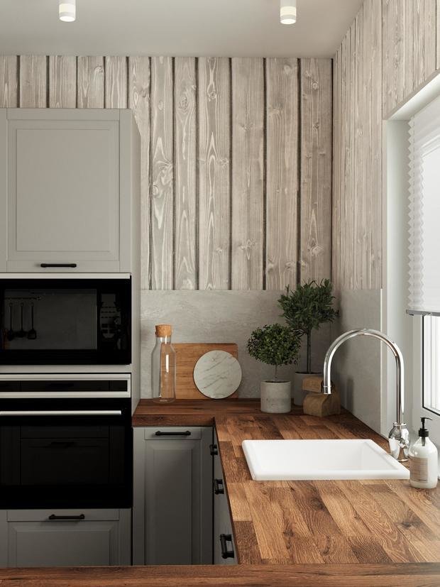 Фотография: Кухня и столовая в стиле Скандинавский, Дом, Проект недели, Дом и дача, Ленинградская область, 4 и больше, Более 90 метров, Анастасия Рамазанова – фото на INMYROOM