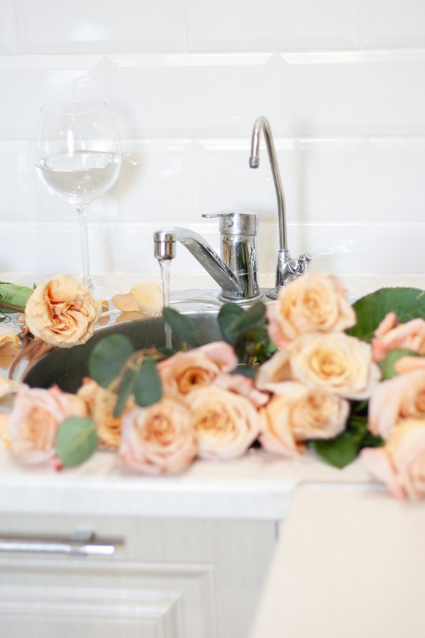 Фото из портфолио Освежающий и легкий интерьер кухни – фотографии дизайна интерьеров на INMYROOM