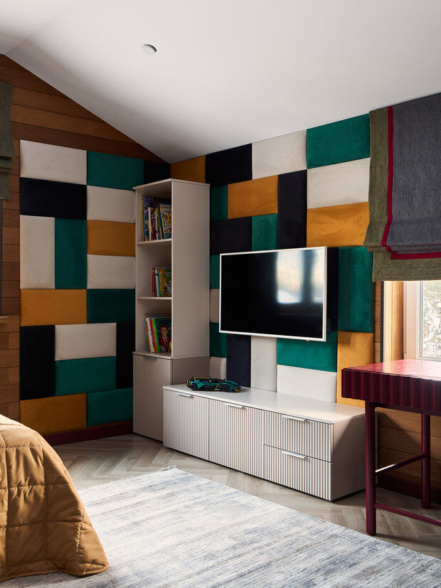 Фотография: Детская в стиле Современный, Дом, Проект дня, Дом и дача, Ленинградская область, 3 комнаты, Более 90 метров, Индивидуальный проект, эклектика с элементами современного, Алена Донцова – фото на INMYROOM