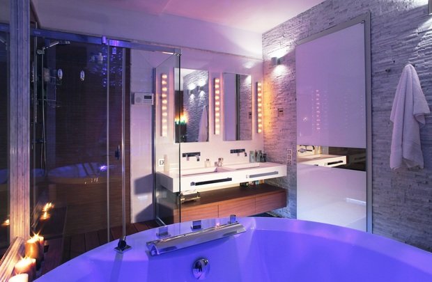 Фото из портфолио Санузел в современном стиле "Домашнее СПА" – фотографии дизайна интерьеров на INMYROOM