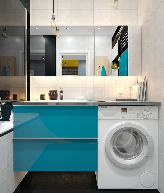 Фото из портфолио 2-к квартира, 67 м2 – фотографии дизайна интерьеров на INMYROOM