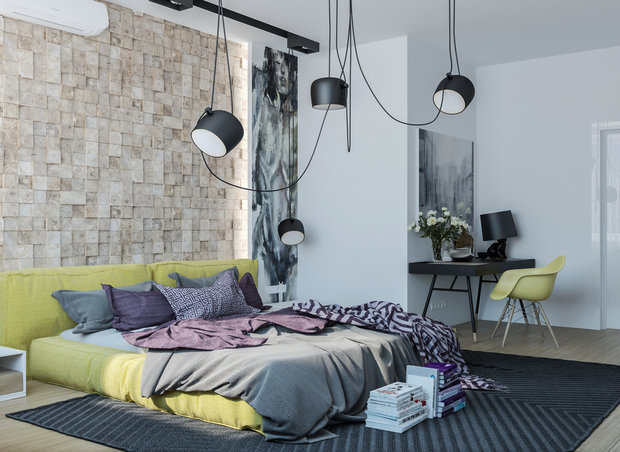 Фото из портфолио  Смелый проект для смелых людей! Яркая, насыщенная квартира для людей творческих, амбициозных. – фотографии дизайна интерьеров на INMYROOM