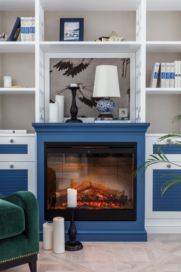 Фотография: Гостиная в стиле Классический, Квартира, Проект недели, Краснодар, 2 комнаты, 60-90 метров, Алиса Свистунова – фото на INMYROOM