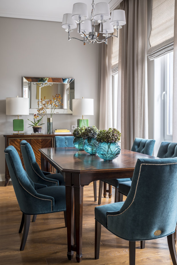 Фотография: Кухня и столовая в стиле Классический, Современный, Квартира, Проект недели, Москва, 4 и больше, Более 90 метров, #эксклюзивныепроекты, Екатерина Ялалтынова – фото на INMYROOM