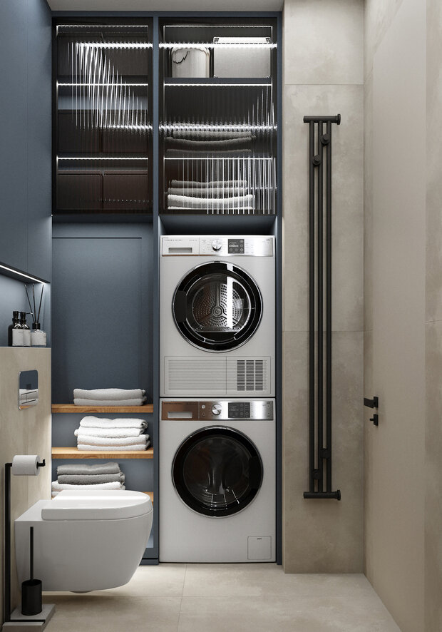 Фото из портфолио ЖК Shome, стильная небольшая квартира для молодой пары, 38 кв.м. – фотографии дизайна интерьеров на INMYROOM